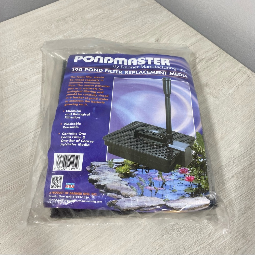 Danner Pondmaster Coarse Foam Pad Filter Replacement for 190 Model New Sealed